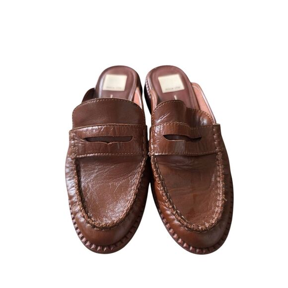 Dolce Vita Loafer Size 6.5 Brown Mules Low Heel Slip On NEW - Picture 3 of 9